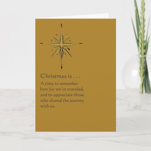 A Time To Remember _ Gold Christmas Card