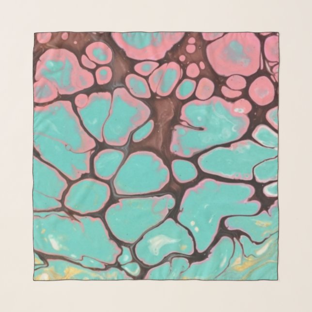 A timeless accessory with a feeling of drowsiness  scarf (Front)