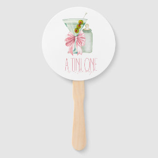 A tini baby girl hand fan