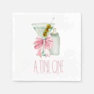 A tini baby girl napkins