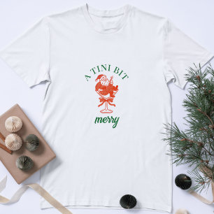 A Tini Bit Merry Christmas Santa Claus T-Shirt