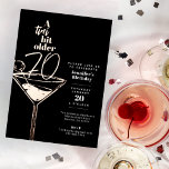 A Tini Bit Older 70th Birthday Cocktail Party Foil Invitation<br><div class="desc">Celebrate in style with our A Tini Bit Older 70th Birthday Party Foil Invitation! This eye-catching invite features a chic Martini with shimmering foil accents, perfect for setting the tone for a sophisticated yet fun birthday bash. Whether you're toasting to a milestone or just another fabulous year, this invitation will...</div>