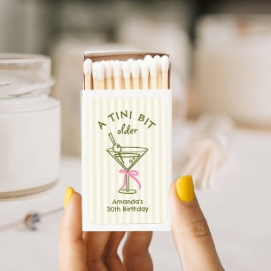 A Tini Bit Older Birthday Party Favors Matchboxes