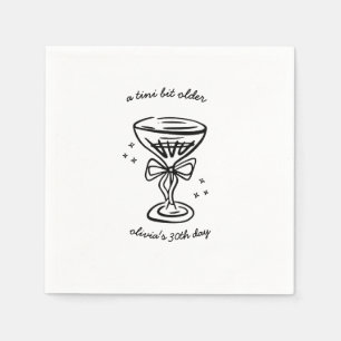 A Tini Bit Older Birthday Party Napkins