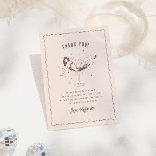 A Tini Bit Older Birthday Party Thank You Card