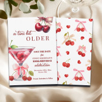 A Tini Bit Older Cherry Martini 100th Birthday