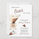 A Tini Bit Older Espresso Martini 40th Birthday Invitation