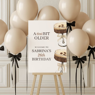 A Tini Bit Older Espresso Martini Welcome Sign