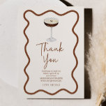A Tini Bit Older Expresso Martini Birthday Party Thank You Card<br><div class="desc">This is a A Tini Bit Older Expresso Martini Birthday Party Thank You Card!</div>