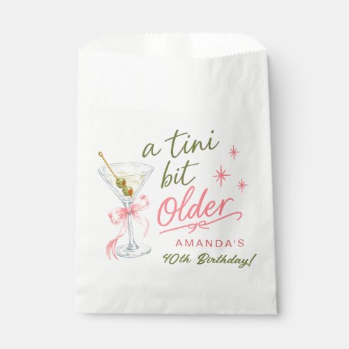 A Tini Bit Older Favor Bag