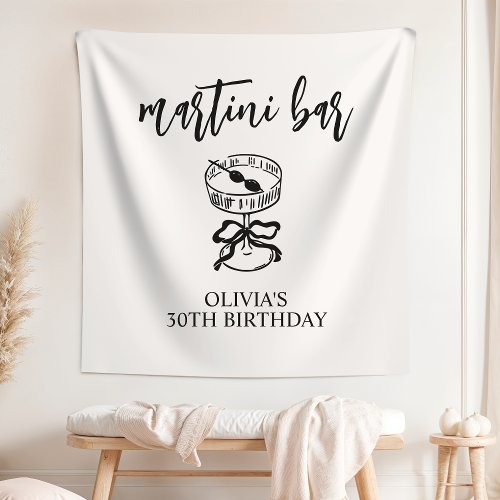 A Tini Bit Older Martini Birthday Party Bar Sign