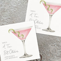 A Tini Bit Older Martini Birthday Party