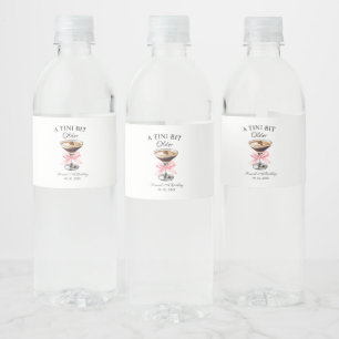 A Tini Bit Older Martini Birthday party  Water Bottle Label