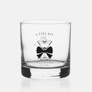 A tini Bit Older Martini Birthday Party Whiskey Glass