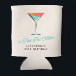 A Tini Bit Older Martini Theme Retro 30th Birthday<br><div class="desc">A Tini Bit Older Martini Theme Retro 30th Birthday Can Cooler</div>