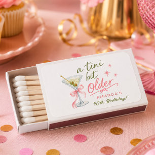 A Tini Bit Older Matchbox Favor Matchboxes