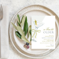 A Tini Bit Older Olive Martini Birthday Party