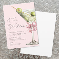 A Tini Bit Older Pink Bow Martini Birthday Party