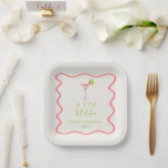 A Tini Bit Older Pink Cosmo Martini Birthday Party Paper Plates<br><div class="desc">These are A Tini Bit Older Pink Cosmo Martini Birthday Party Paper Plates!</div>