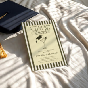 A Tini Bit Smarter Graduation Invitation