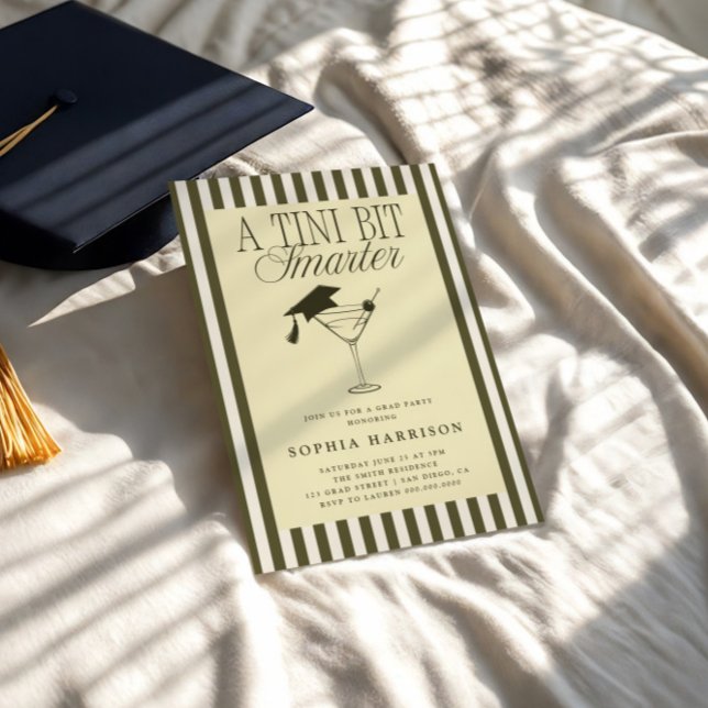 A Tini Bit Smarter Graduation Invitation (Creator Uploaded)