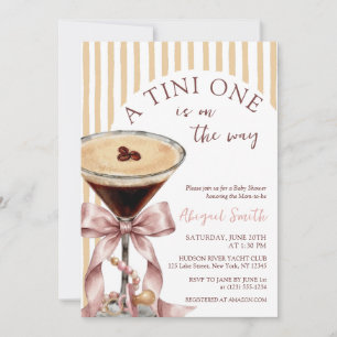 A TINI ONE is on the way Baby Showers Invitation
