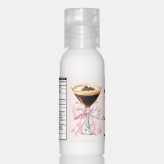 A tini One is on the Way Martini Pink Baby Shower Hand Lotion