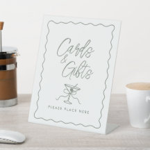 A Tini One Martini Baby Shower Cards and Gifts