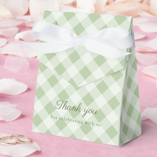 A Tini One Martini Sage Bow Baby Shower Gift Favor Boxes (Wedding)