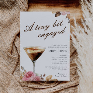 A Tiny Bit Espresso Martini Bridal Shower Invitation