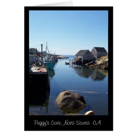 A Tiny Cove in Nova Scotia, CA Cards (Front)