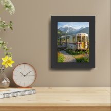 A tiny home made out of a Chicago subway