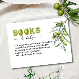 A tiny one is on the way Books for Baby Enclosure Card