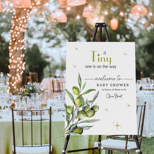 A tiny one is on the way welcome sign (Creator Uploaded)