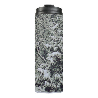 A Tiny Snowflake Poem, Winter Scene  Thermal Tumbler