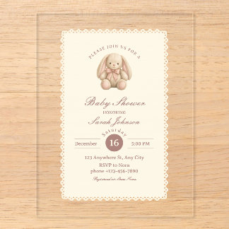 A Tiny Story Begins Baby Shower Invitation