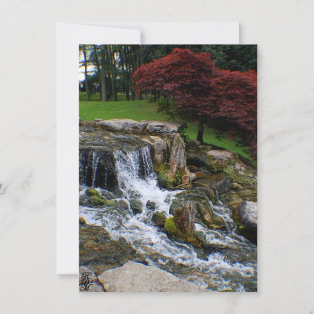 A Tiny Waterfall Note Card (Front)