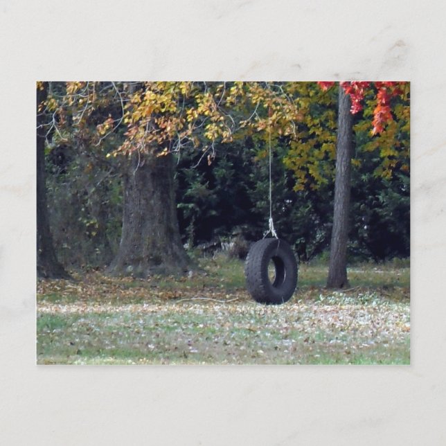 A Tire Swing Postcard (Front)