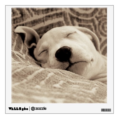 A Tired Dog Wall Decal