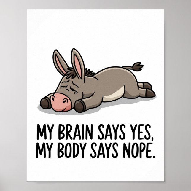 A tired expression poster (Front)