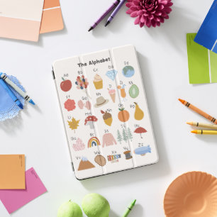 A to Z Alphabet with Pictures Kids iPad Pro Cover