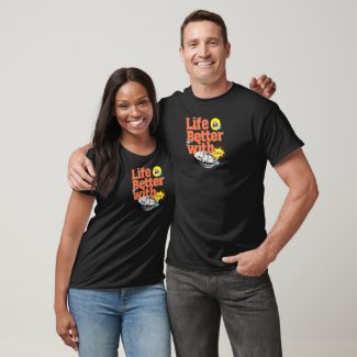 A TO Z Design With Life Is Butter With Cake T-Shirt