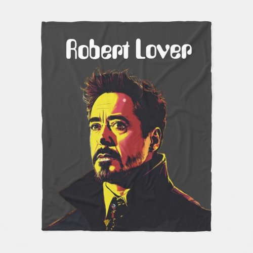 A TO Z Fashion Statement With Robert Downey Jr Fleece Blanket