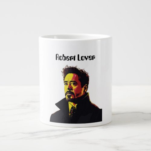 A TO Z Fashion Statement With Robert Downey Jr Giant Coffee Mug