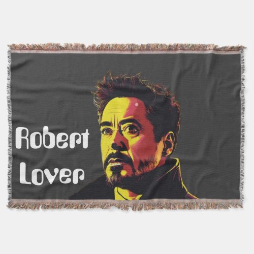 A TO Z Fashion Statement With Robert Downey Jr Throw Blanket
