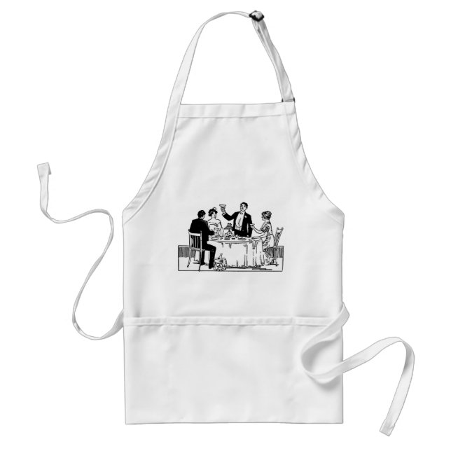 A toast adult apron (Front)