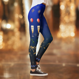 A Toast At New Year's Leggings