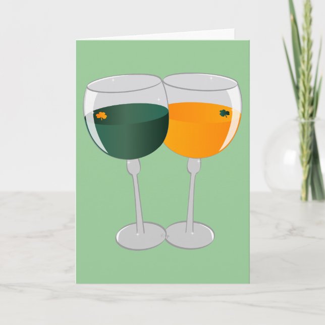 A toast for luck card (Front)