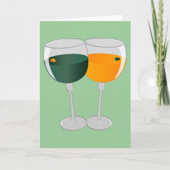 A Toast For Luck Card by totallypainted at Zazzle