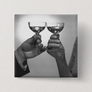 A Toast Pinback Button